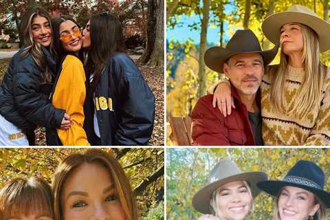 Celebs Full Of Fall Foliage ... Don't Stop Be-Leaf-Ing!