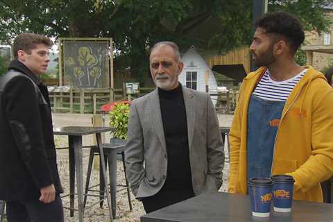 Amit Sharma Makes Shock Decision as His Rishi Secret Threatens to Be Exposed in Emmerdale