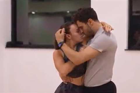 Strictly's Ellie Leach and Vito fuel romance rumours as they get flirty practising passionate..