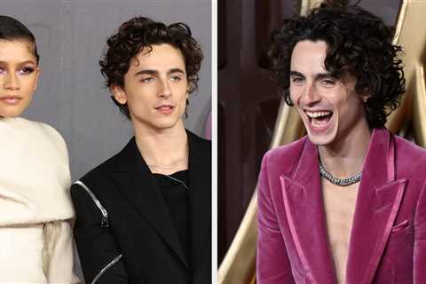 Timothée Chalamet Credited Zendaya For Inspiring His “Wonka” Press Tour Looks, And Here’s How