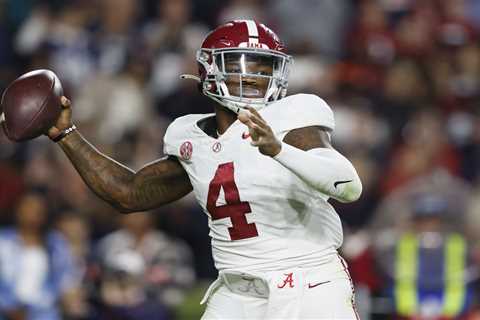 Alabama vs. Georgia prediction: Take Over for this Jalen Milroe prop bet