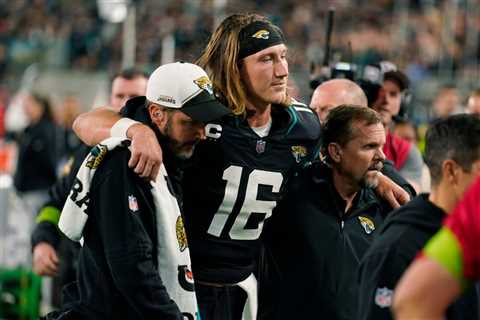 Trevor Lawrence helped off field with ankle injury in potential Jaguars nightmare