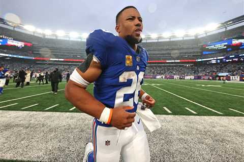 Saquon Barkley isn’t giving up on Giants season: ‘We’re in this motherf—er’