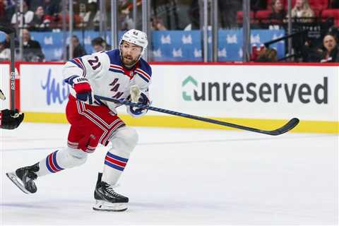 Rangers’ Barclay Goodrow questionable to face Capitals after puck-to-the-face injury