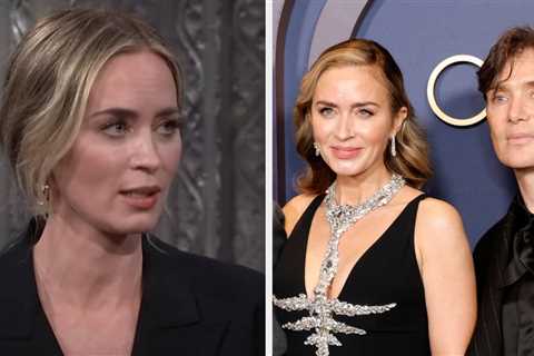 Emily Blunt Recalled Feeling “Stupid” When She First Read The “Oppenheimer” Script At Christopher..