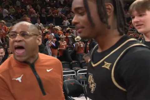 Texas head coach Rodney Terry slams UCF for ‘classless’ celebration: ‘Don’t do that s–t!’