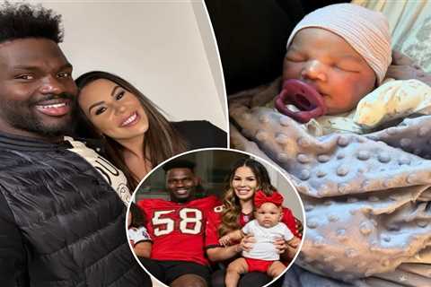 Buccaneers’ Shaquil Barrett, wife Jordanna welcome baby nearly a year after daughter’s tragic death