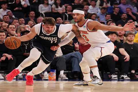 Luka Doncic, Mavericks too much for shorthanded Knicks as new injury concern emerges