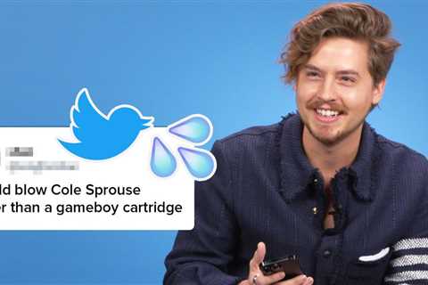 Cole Sprouse Read Thirst Tweets About Himself And Now He Knows How Much People Think About His Butt