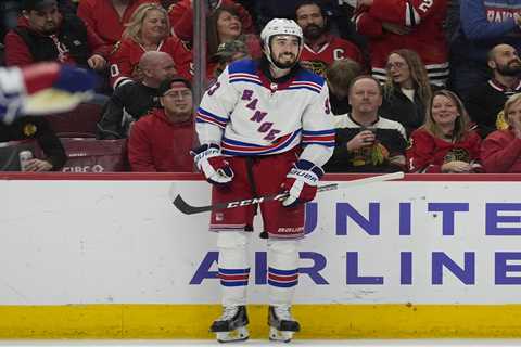 Rangers salvage win over Blackhawks in overtime after blowing late two-goal lead