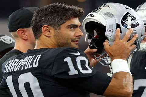 Jimmy Garoppolo gets two-game PED ban with Raiders release coming