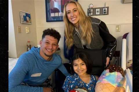 Patrick & Brittany Mahomes Visit Children's Hospital After Shooting, Sit W/ Victims