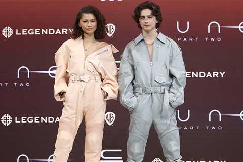 Zendaya, Timothée Chalamet Twinning At 'Dune 2' Premiere In Seoul