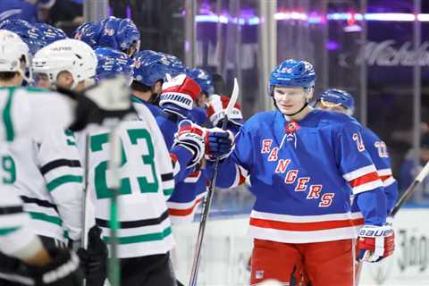 Go-ahead goal just what doctor ordered for Rangers’ Kaapo Kakko