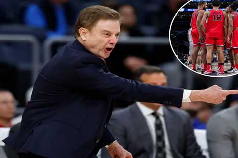 Rick Pitino profusely apologized to St. John’s players for critical comments: ‘I’m at fault’