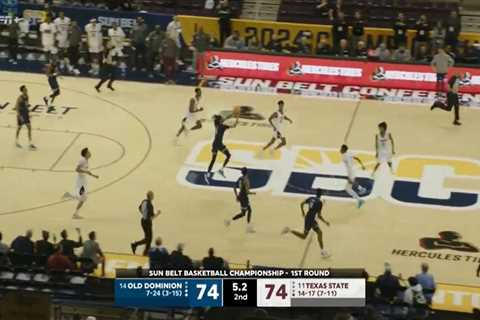 Old Dominion’s season ends after bizarre broadcast blunder on buzzer-beater