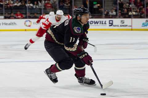 Coyotes’ Dylan Guenther had water turned off after he didn’t pay bill