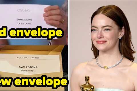 A Tweet Showing The New Vs. Old Oscars Envelope Is Going Viral Because It Shows Why They Messed Up..