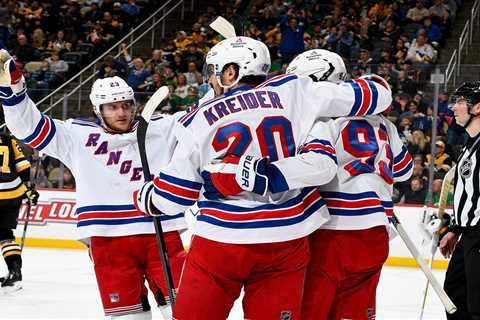 Rangers’ offense, power play comes to life in victory over Penguins