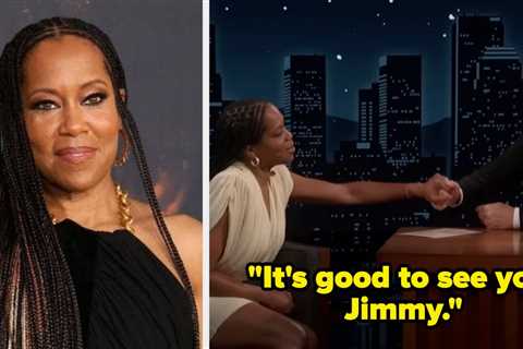 Fans Are Reacting To Regina King And Jimmy Kimmel's Emotional Moment On His Late Night Show