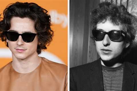 Here's An Early Look At Timothée Chalamet In Costume As Bob Dylan For An Upcoming Biopic