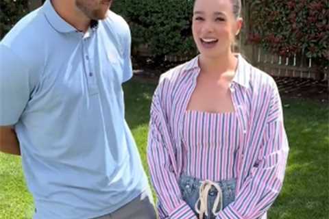 Josh Allen and Hailee Steinfeld make adorable cameo in video at his sister’s gender reveal party