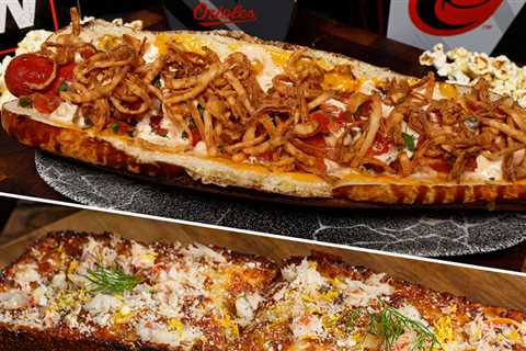 MLB Teams Unveil New Dishes For Opening Day, Crab Pizza & Footlong Hot Dogs