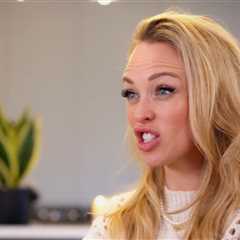Jorgie Porter sparks row with fiance over childcare in Drama Queens clip