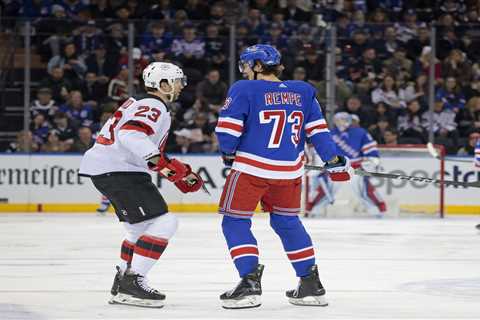 Rangers’ contentious Devils rivalry could get another Matt Rempe injection