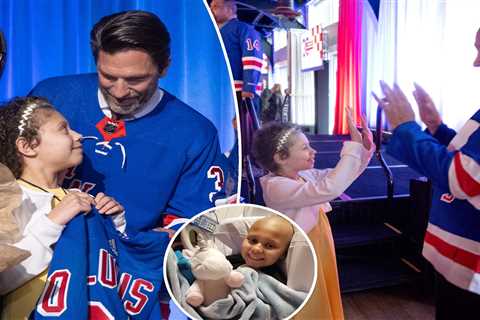 10-year-old cancer survivor becomes honorary member of the New York Rangers