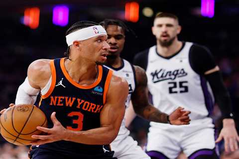 Knicks’ Josh Hart overcomes sore wrist to nearly snag another triple-double