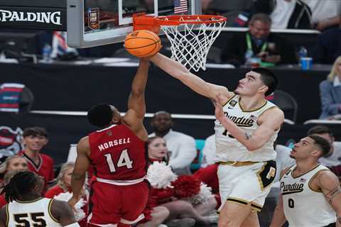 Purdue, Zach Edey rip NC State to roll into March Madness championship game