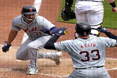 MLB’s much-maligned uniforms have another terrible moment as Riley Greene’s pants rip on slide