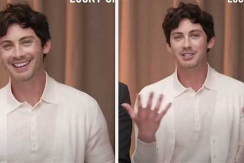 Logan Lerman Can't Escape That Internet Boyfriend Title And His Wholesome Reaction Says It All