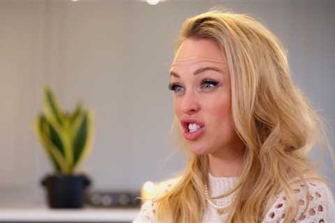 Jorgie Porter sparks row with fiance over childcare in Drama Queens clip