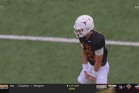 Arch Manning throws 75-yard TD in unreal Texas spring game performance