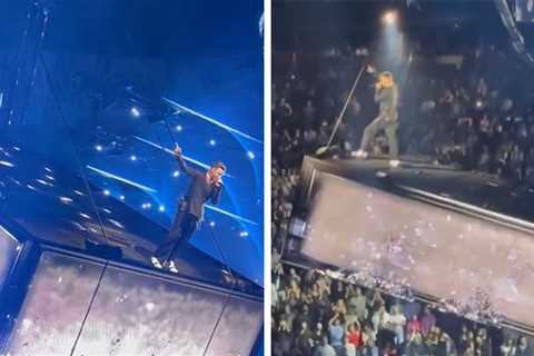 Justin Timberlake's Rotating Floating Stage Impresses Concertgoers