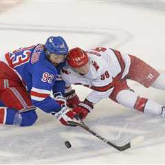 Rangers hardly worried by concerning Hurricanes trends from Game 1