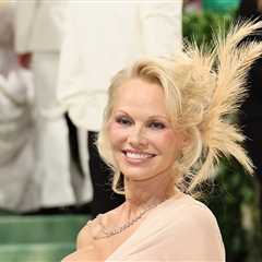 Pamela Anderson Attends First Met Gala Ever, Returns to Wearing Make-Up