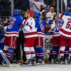Rangers-Hurricanes Game 2 battle reaches new level for chippiness
