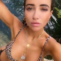 Georgia Harrison stuns in leopard print bikini on Mexico holiday post run-in with ex Anton