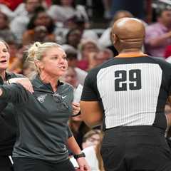 Fever coach Christie Sides erupts at referees after Caitlin Clark no-call