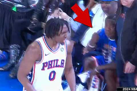 Tracy Morgan Flips Off Sixers Star Tyrese Maxey After Clutch Shot In Playoff Game