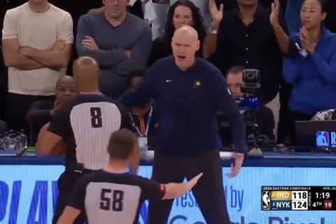 Rick Carlisle gets ejected as Pacers melt down vs. Knicks in Game 2