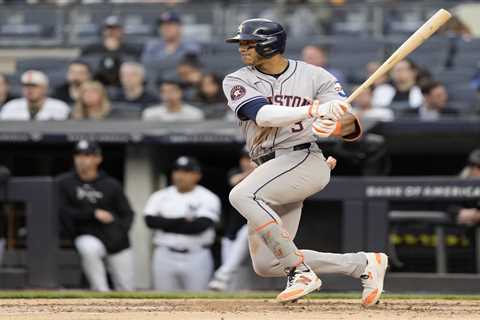 Yankees can’t get big hit in loss to Astros as win streak ends at five