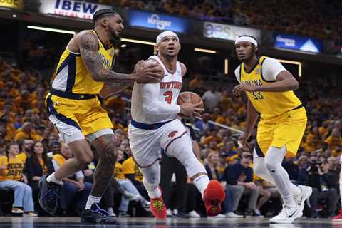 Knicks’ Josh Hart finally got a rest against the Pacers in Game 3