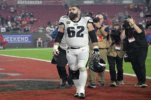 Jason Kelce at Eagles’ facility ‘almost every day’ after NFL retirement