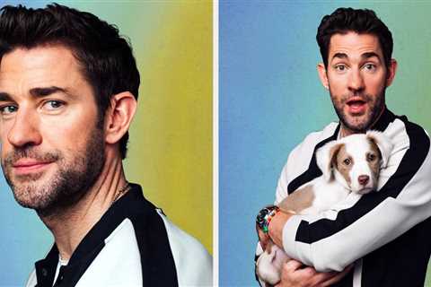 John Krasinski Just Completed Our Puppy Interview And Revealed The Office Prop He Still Feels Bad..