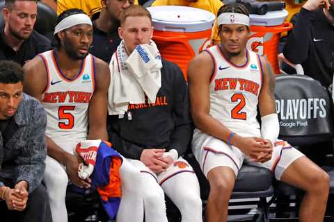 Knicks’ Donte DiVincenzo, Miles McBride struggle after strong first halves