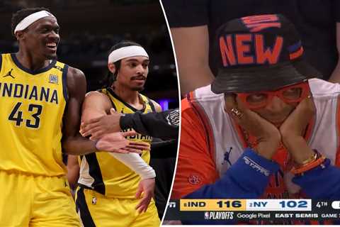 Pacers troll Spike Lee after they eliminate Knicks from NBA playoffs in Game 7